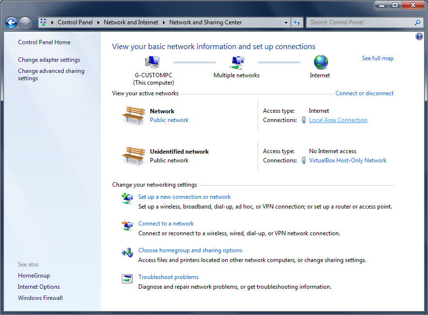 Network and sharing center. Set Wireless lan connection перевод.